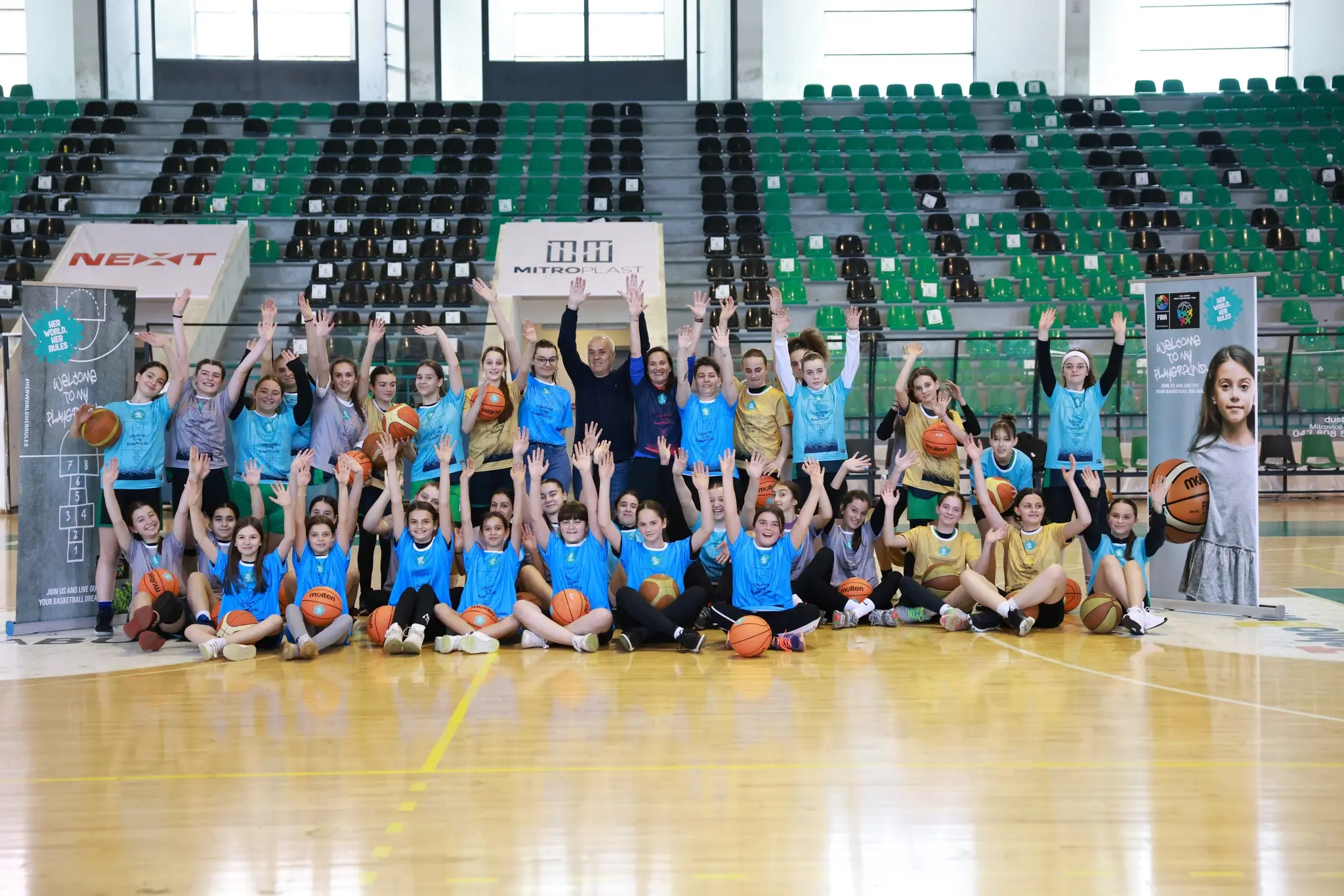 Pamje nga kampanja "Her World, Her Rules" në Mitrovicë